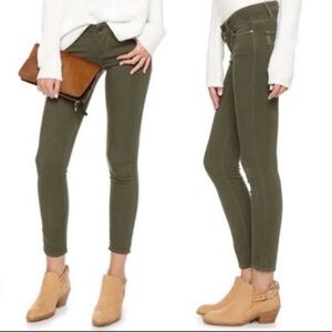 NWT Paige Verdugo Ankle Sahara Green Skinny Jeans 29
